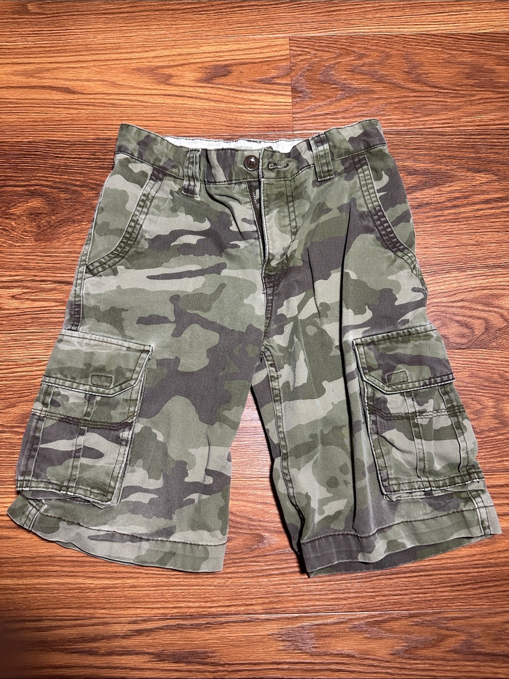Old Navy Boys Camo Cargo Shorts Size 10